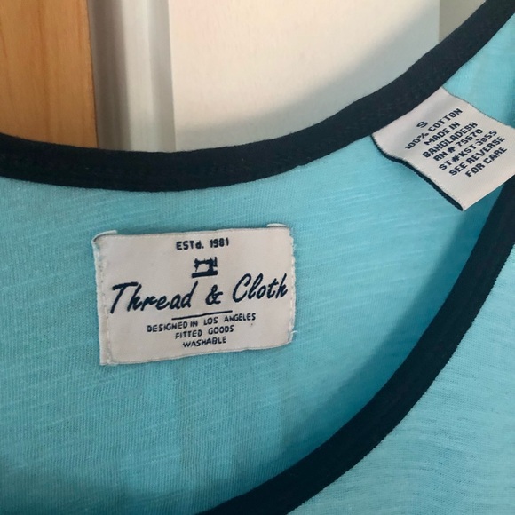 Thread & Cloth San Francisco color block long tank top - Picture 3 of 5